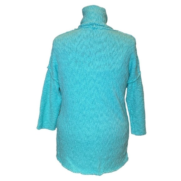 Anna Craig women's size M/L textured knit funnel neck long sleeve pullon sweater - Picture 5 of 7